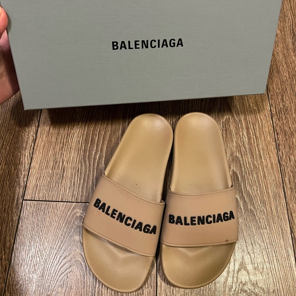Womens Balenciaga Slides - Picture 1 of 2